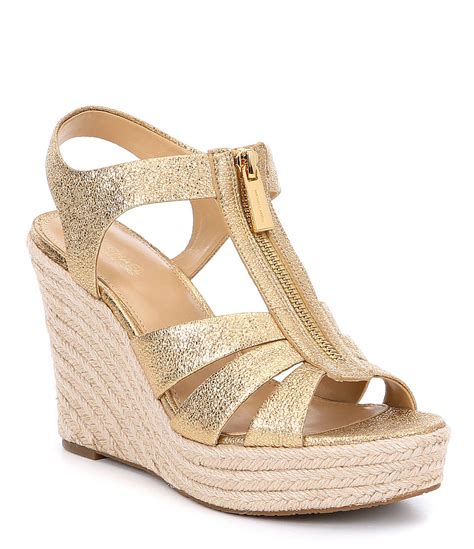 michael kors wedges shoes|michael kors espadrille wedge shoes.